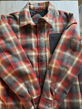 Pendleton Red Brown Plaid Performance Jacket